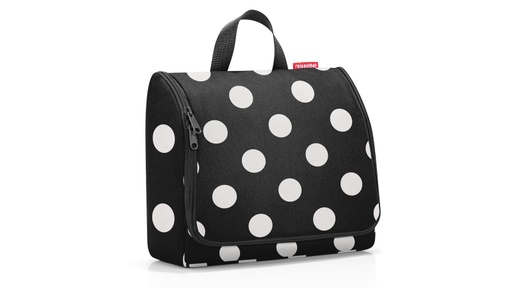 [19103.29.] Toiletbag XL Dots white