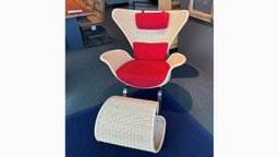 [3250..] Sessel mit Hocker Bonnie