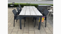 [5965.. / 6x 15249..] Tischgruppe Mason / Bee